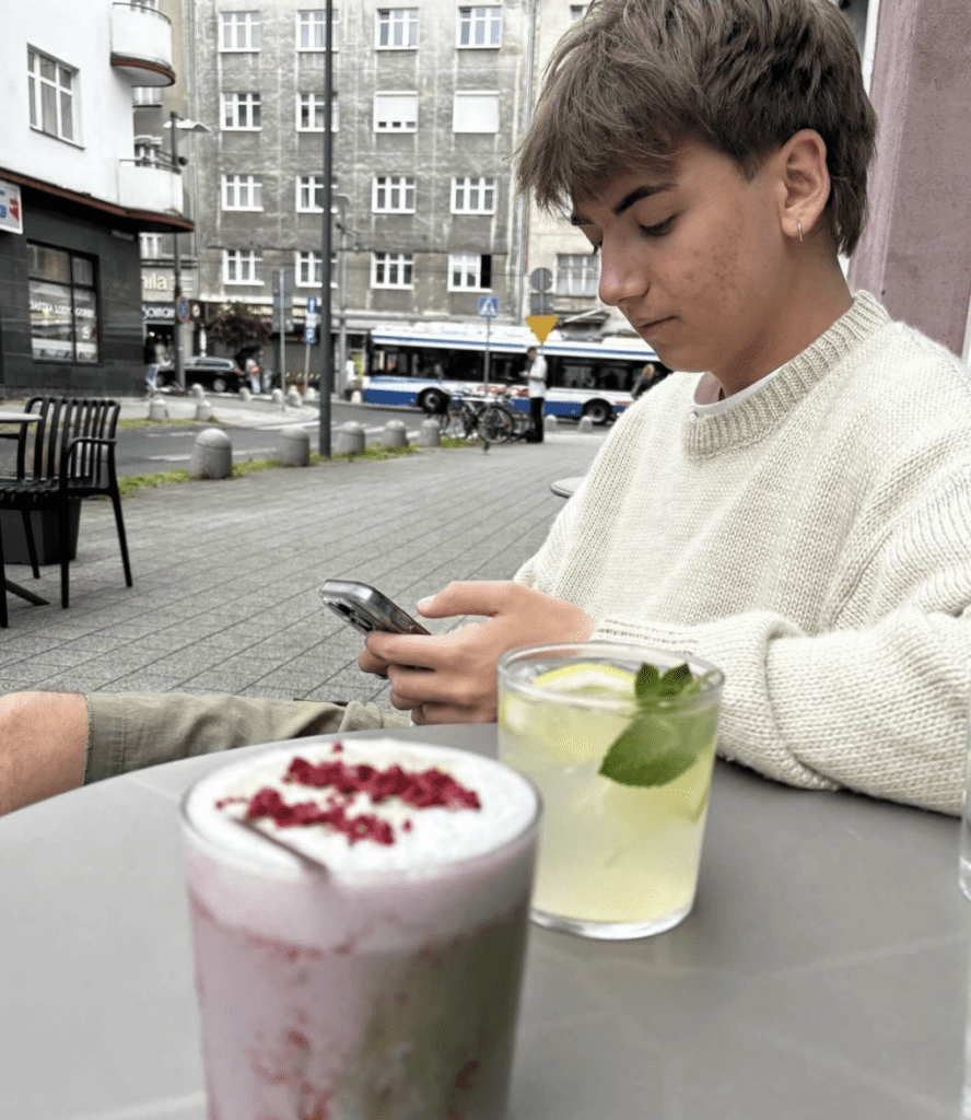 Szymon Bieniuk z siostrą Oliwią Bieniuk