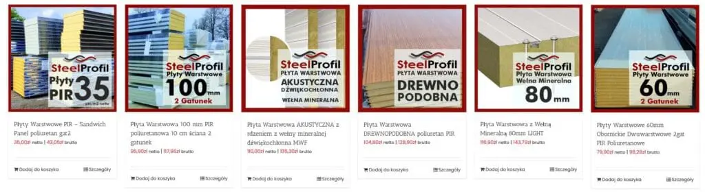 Kolejne płyty warstwowe stosowane w halach przemysłowych