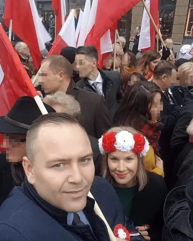Karol Nawrocki z żoną Martą