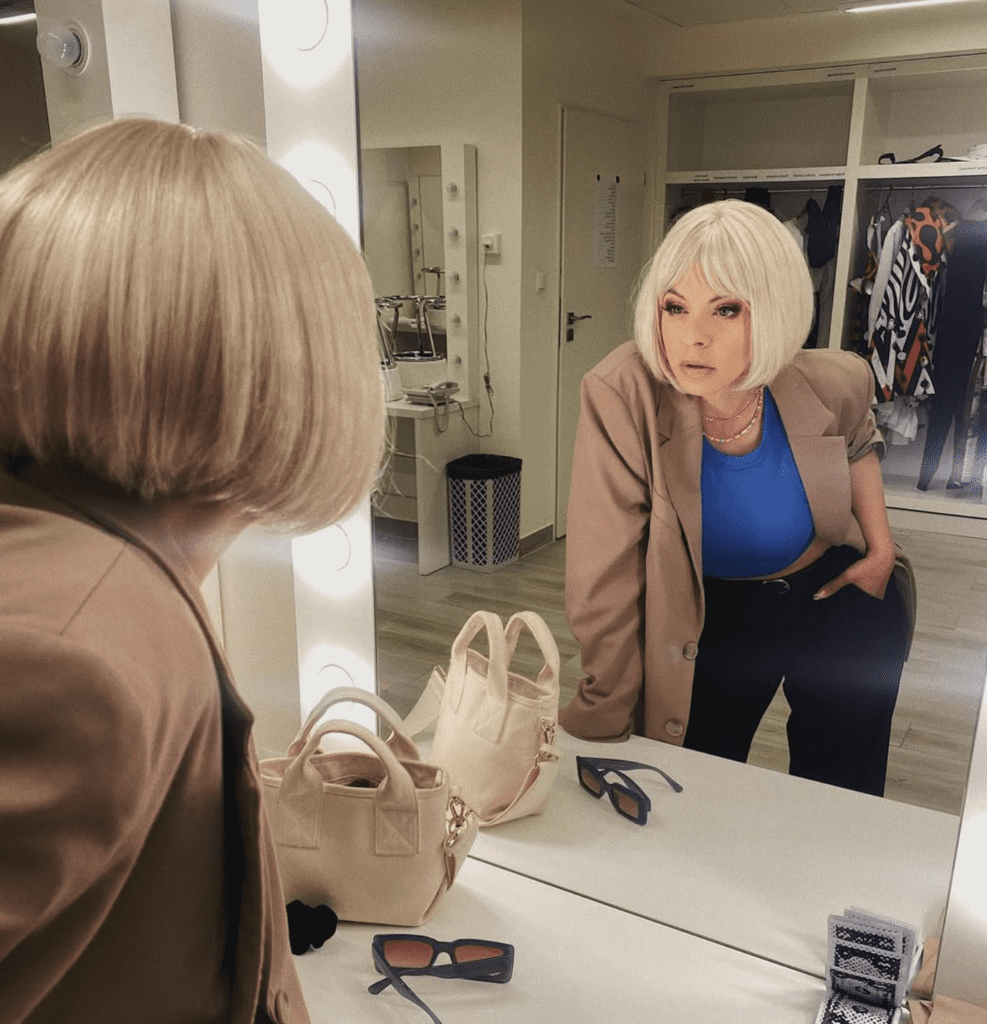 Maria Tyszkiewicz na scenie Studia Buffo