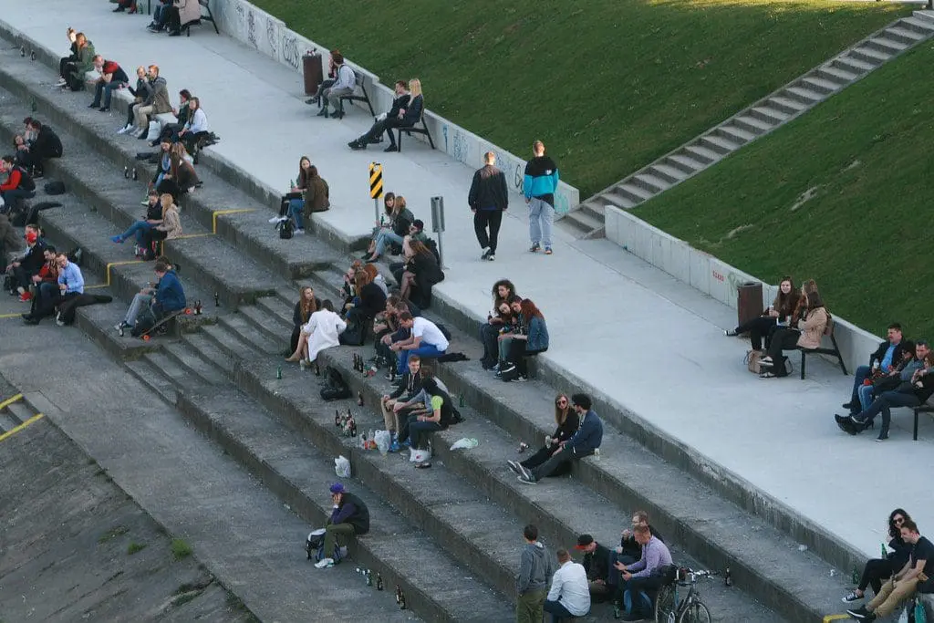 Schodki nad Wisłą Warszawa