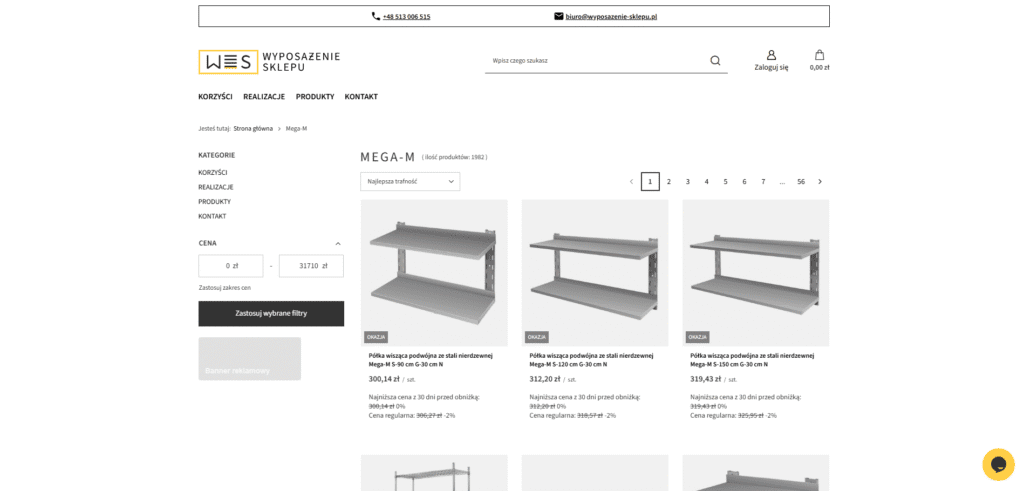 meble ze stali nierdzewnej