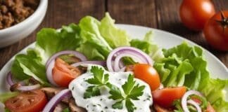 sałatka gyros