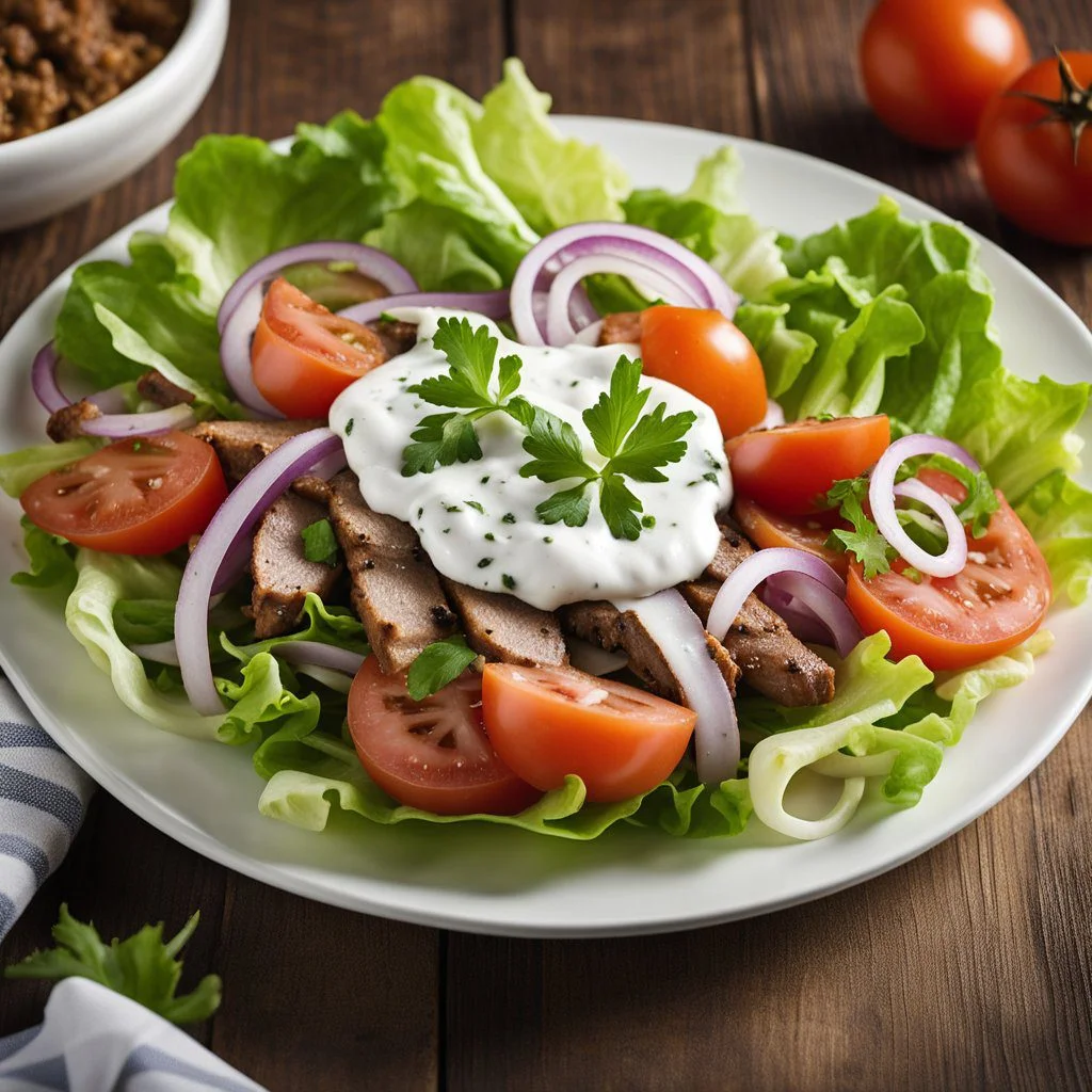 Sałatka Gyros Ewy Wachowicz Przepis na Kulinarny Sukces Sałatka Gyros Ewy Wachowicz sałatka gyros