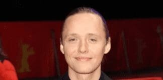 a man in a black suit