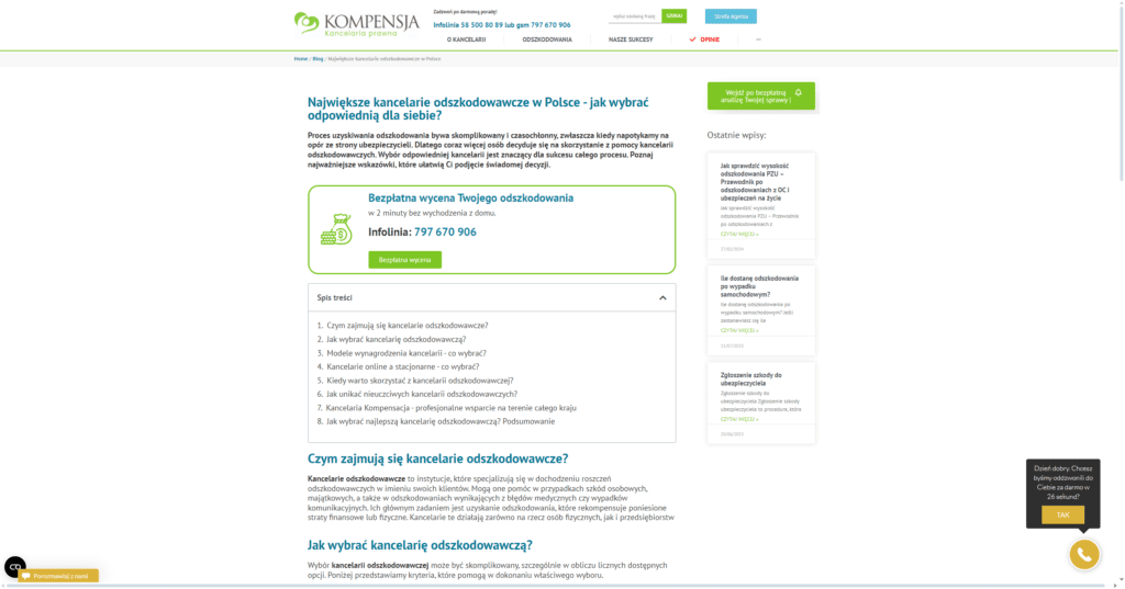 kancelarie odszkodowawcze