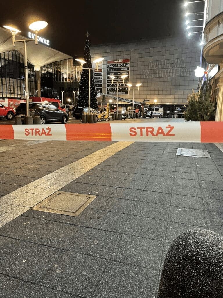 katowice mężczyzna na choince