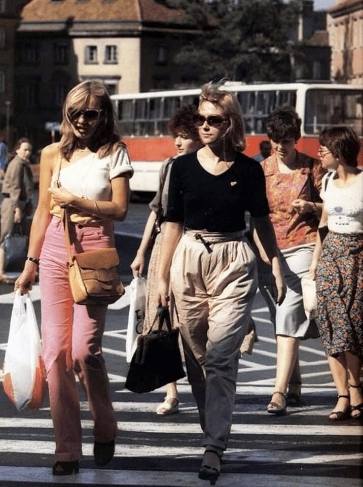 Moda PRL lata 80 