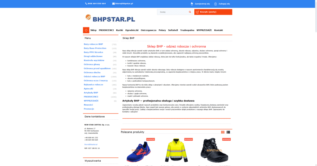 Odzież robocza, rękawice i obuwie - co oferuje dobry sklep BHP? Odzież robocza Odzież robocza