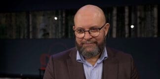 Szymon Bobrowski, aktor, na planie filmu „Druga Furioza”
