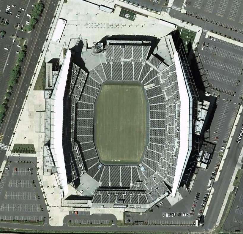 Stadion Lincoln Financial Field w Filadelfii, gdzie mecz MŚ 2026 Francja–Irak przerwano przez burzę