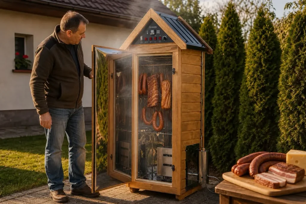 Polska produkcja, europejski rynek. Wysokiej jakości wędzarnie DREVOS z 24-miesięczną gwarancją Polska produkcja, europejski rynek. Wysokiej jakości wędzarnie DREVOS z 24-miesięczną gwarancją